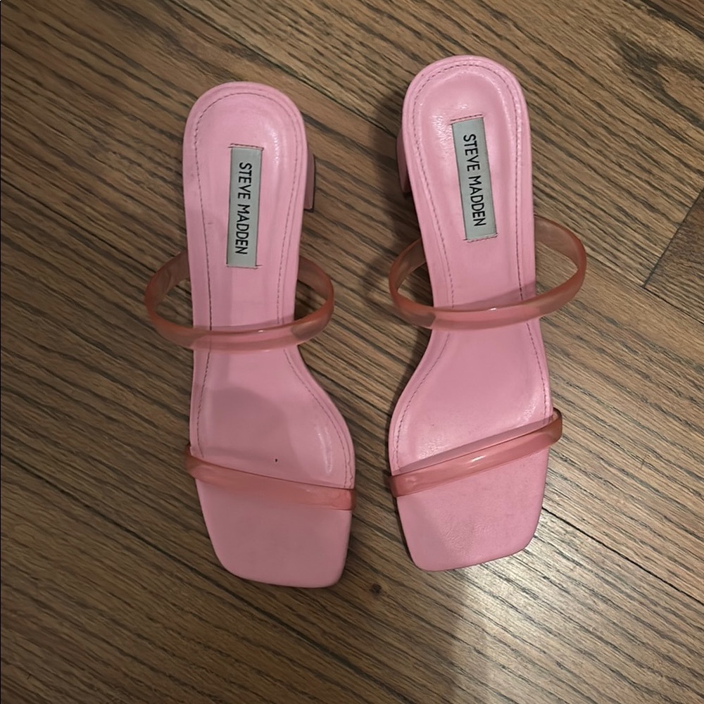Steve Madden Blush Pink Heeled Sandals